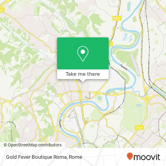 Gold Fever Boutique Roma map