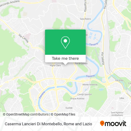 Caserma Lancieri Di Montebello map