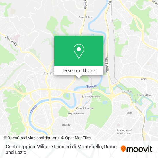 Centro Ippico Militare Lancieri di Montebello map