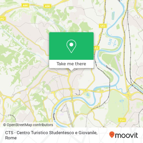 CTS - Centro Turistico Studentesco e Giovanile map