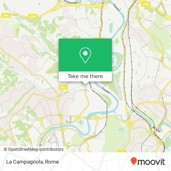 La Campagnola map