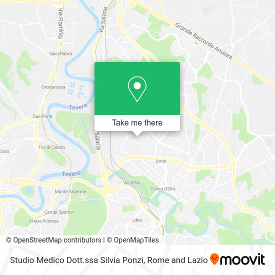Medical Studio Dr. Silvia Ponzi map