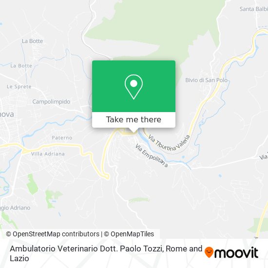 Ambulatorio Veterinario Dott. Paolo Tozzi map