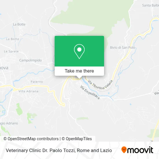 Veterinary Clinic Dr. Paolo Tozzi map