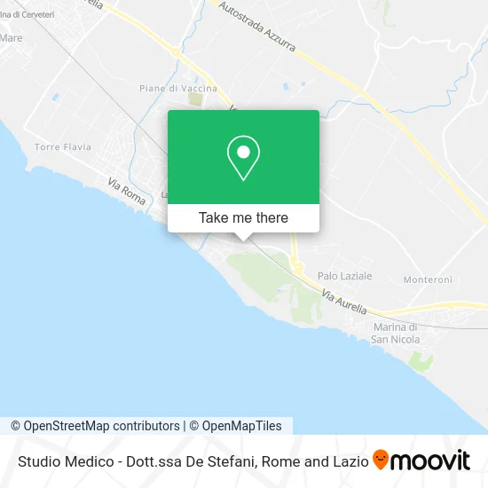 Medical Studio - Dr. De Stefani map