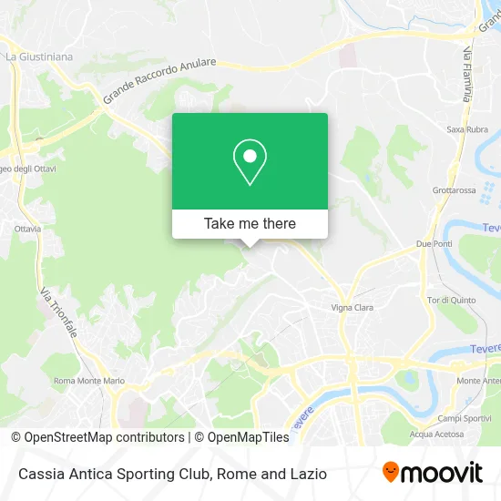 Cassia Antica Sporting Club map