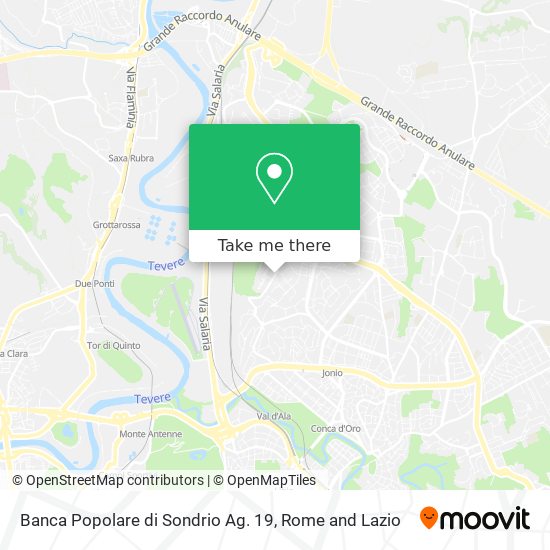 Banca Popolare di Sondrio Ag. 19 map