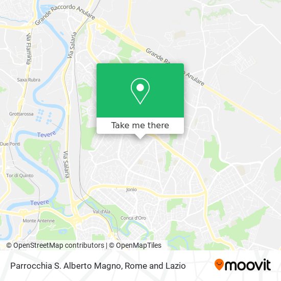 Parrocchia S. Alberto Magno map