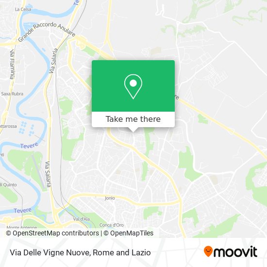 Via Delle Vigne Nuove map
