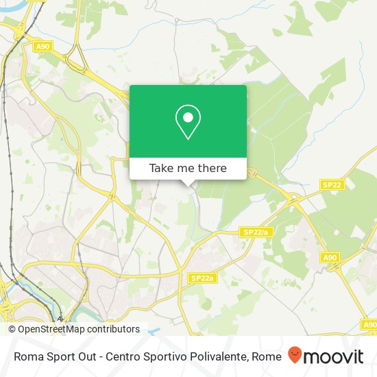 Roma Sport Out - Centro Sportivo Polivalente map