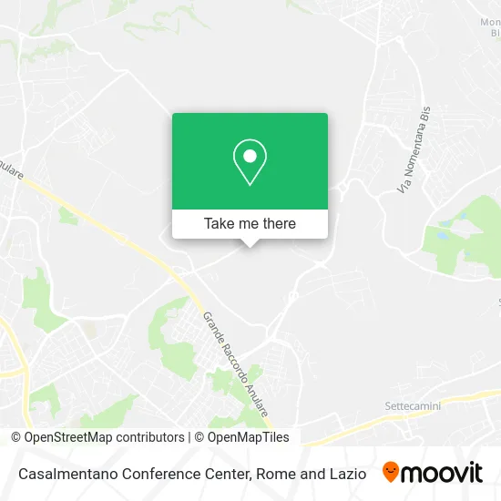 Casalmentano Conference Center map