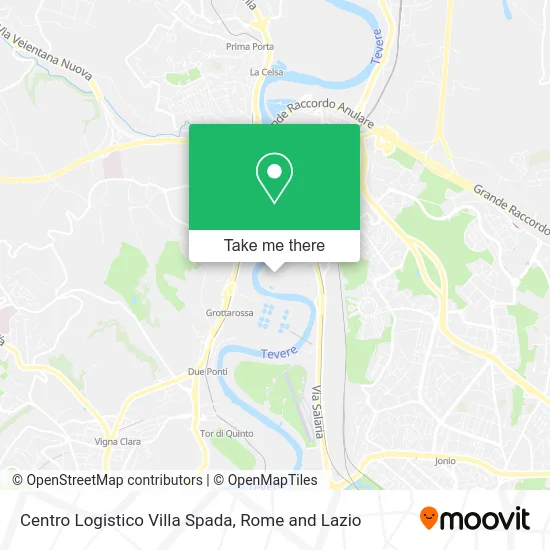 Centro Logistico Villa Spada map