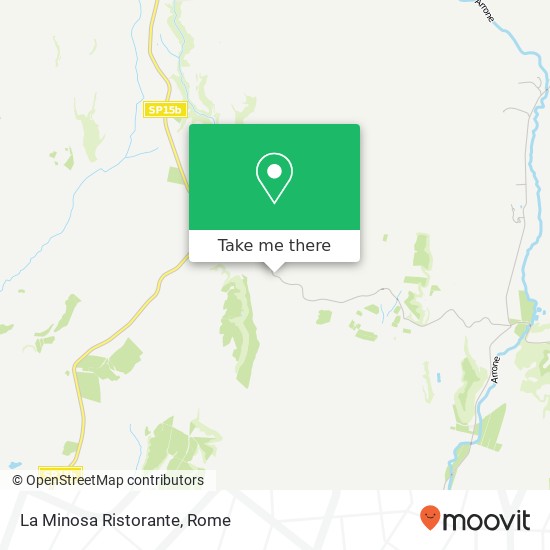 La Minosa Ristorante map