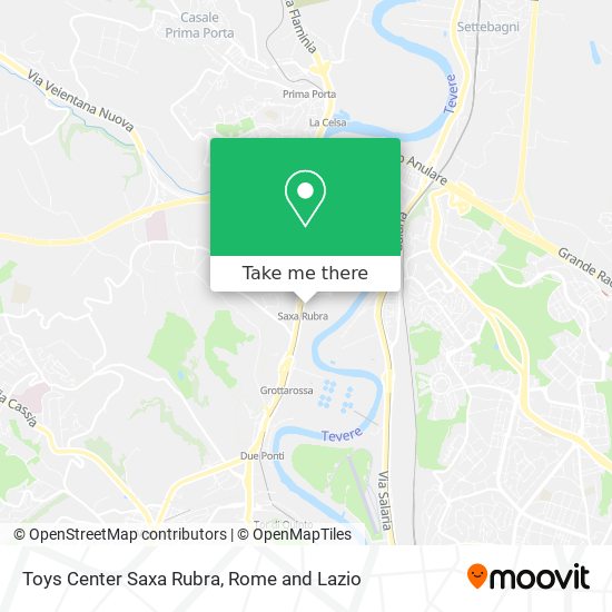 Toys Center Saxa Rubra map