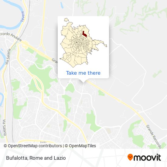 Bufalotta map