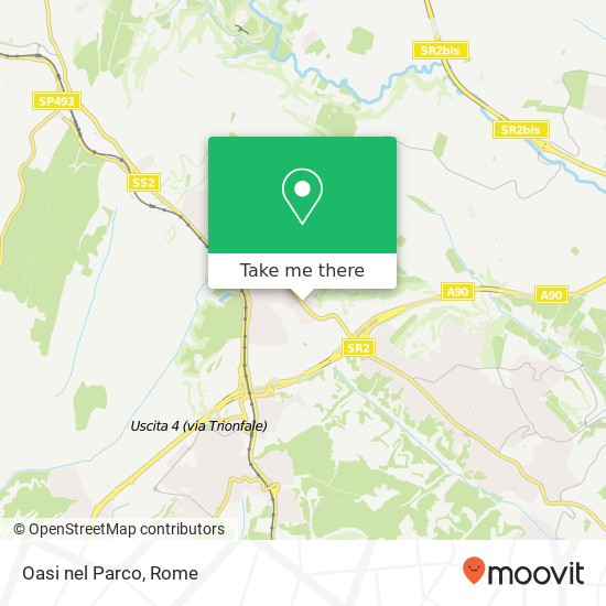 Oasi nel Parco map