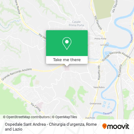 Ospedale Sant Andrea - Chirurgia d'urgenza map