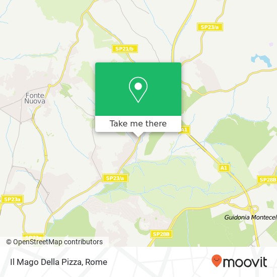 Il Mago Della Pizza map