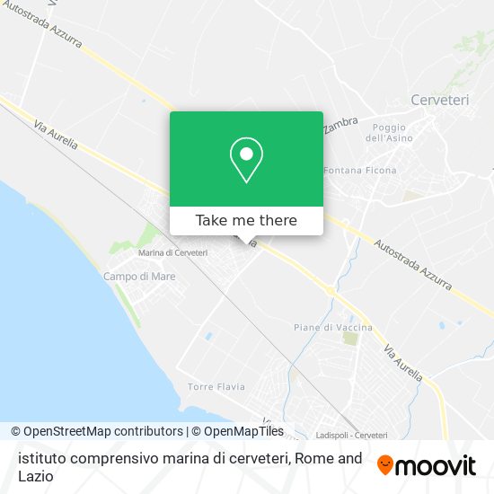 istituto comprensivo marina di cerveteri map