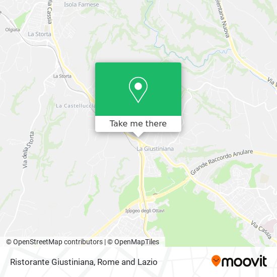 Ristorante Giustiniana map
