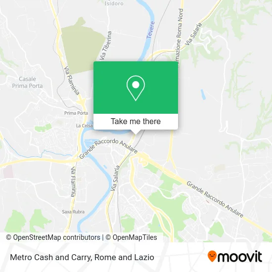 Metro Cash and Carry map