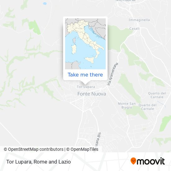 Tor Lupara map