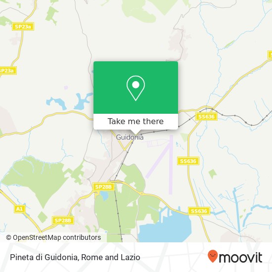 Pineta di Guidonia map