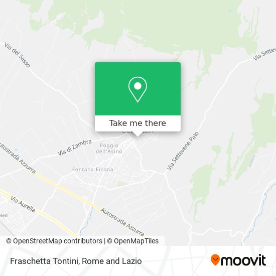 Fraschetta Tontini map