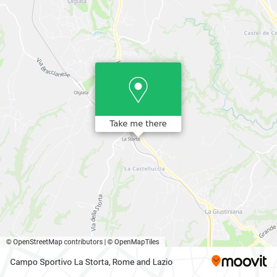 Campo Sportivo La Storta map