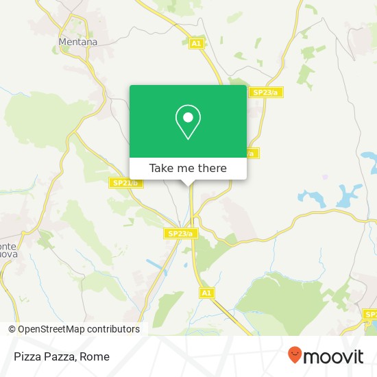 Pizza Pazza map