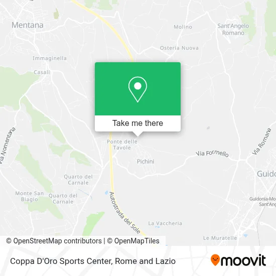 Coppa D'Oro Sports Center map