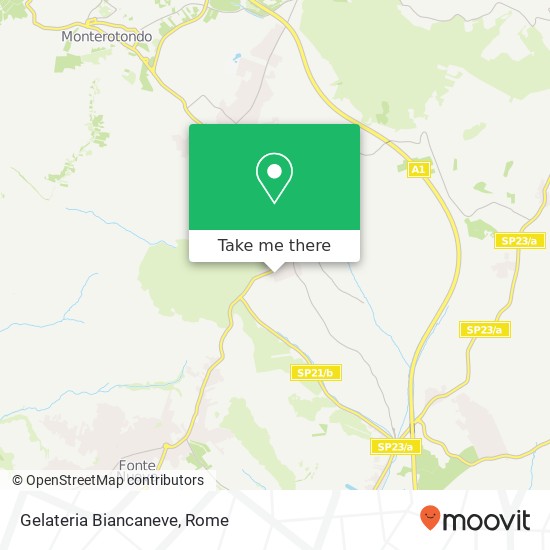 Gelateria Biancaneve map