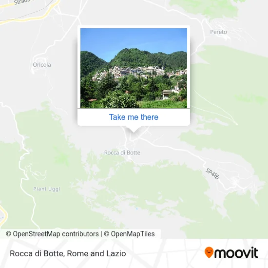 Rocca di Botte map