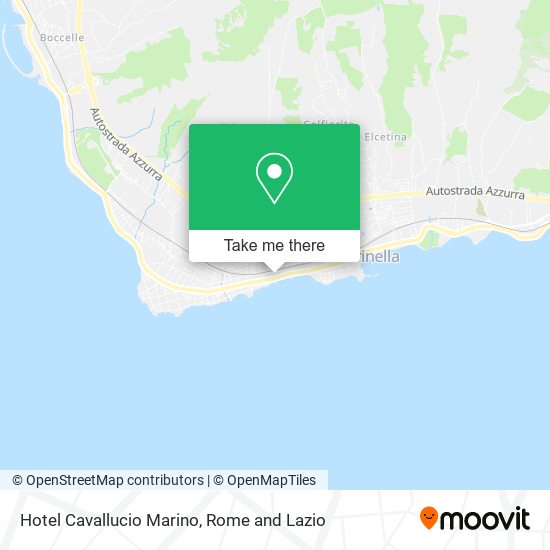 Hotel Cavallucio Marino map