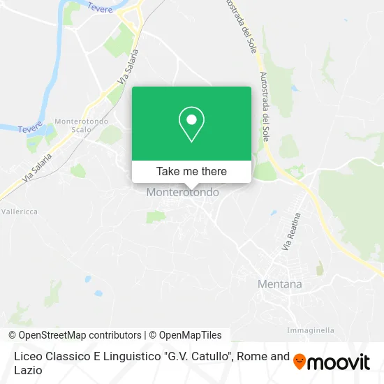 G.V. Catullo Classical and Linguistic High School map