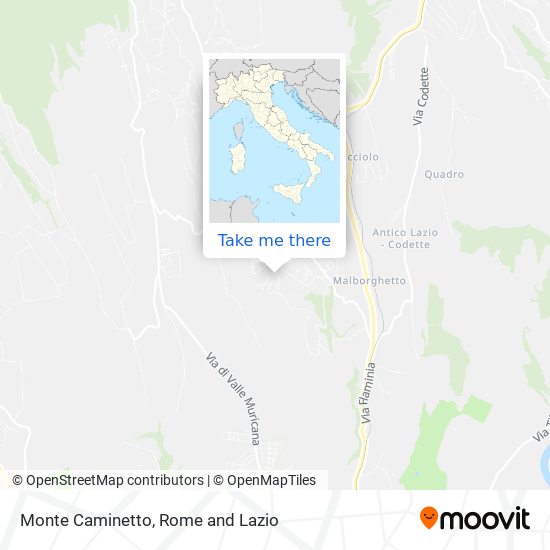 Monte Caminetto map
