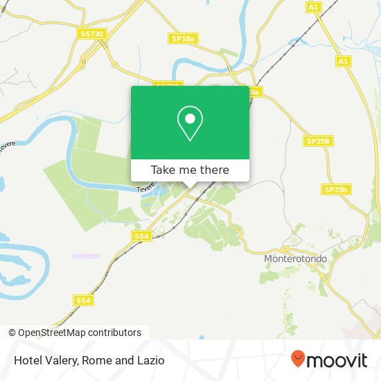 Hotel Valery map