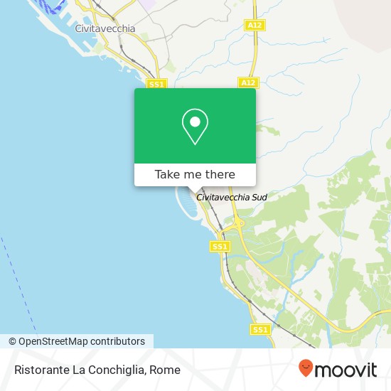 Ristorante La Conchiglia map