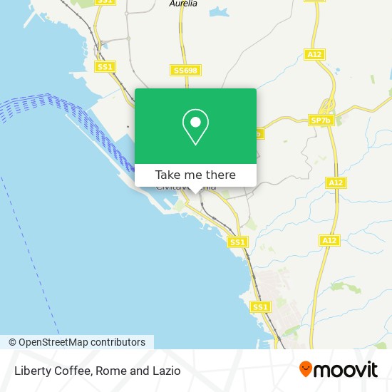 Liberty Coffee map