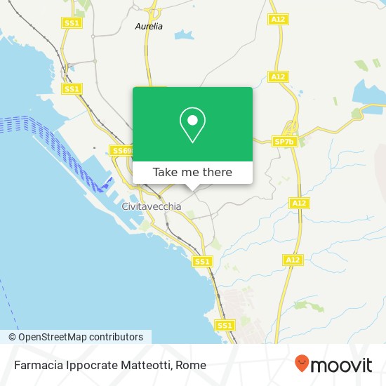 Farmacia Ippocrate Matteotti map