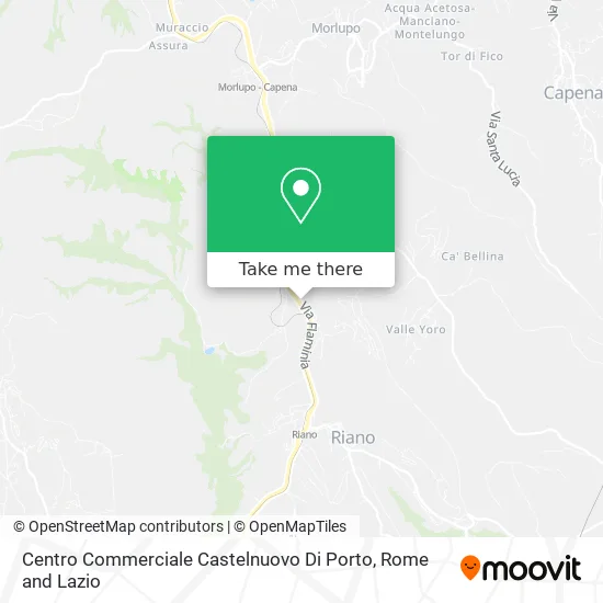 Castelnuovo Di Porto Shopping Center map