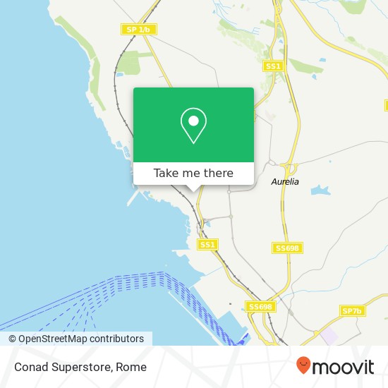 Conad Superstore map