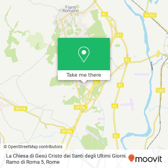 La Chiesa di Gesú Cristo dei Santi degli Ultimi Giorni. Ramo di Roma 5 map