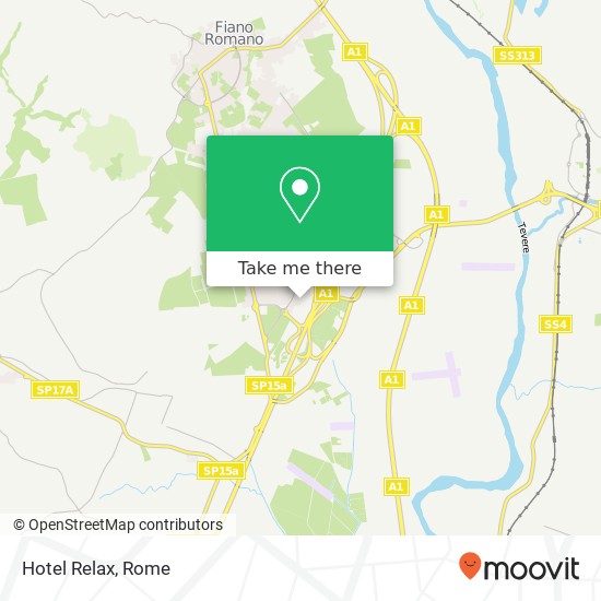 Hotel Relax map