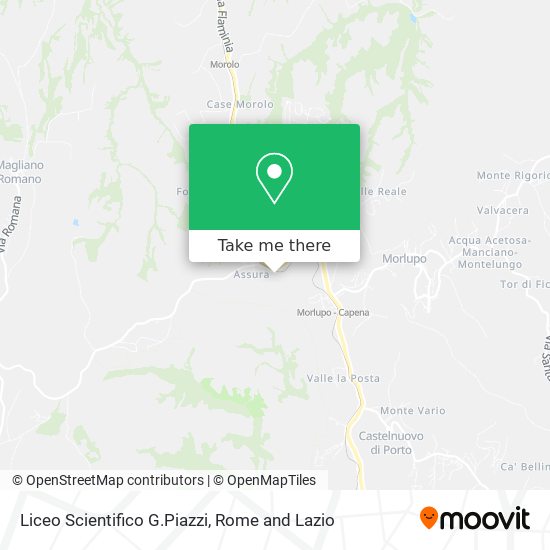 Liceo Scientifico G.Piazzi map