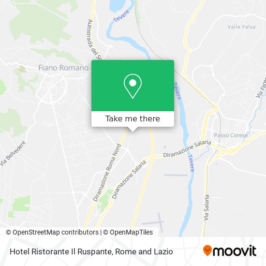 Hotel Ristorante Il Ruspante map