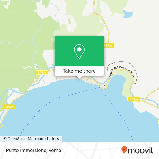 Punto Immersione map