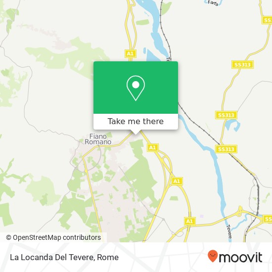 La Locanda Del Tevere map