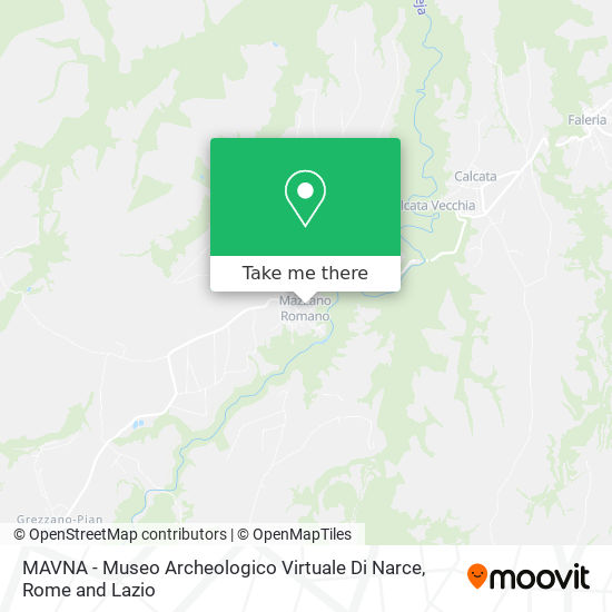 MAVNA - Museo Archeologico Virtuale Di Narce map