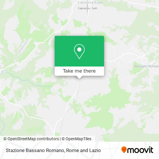 Stazione Bassano Romano map